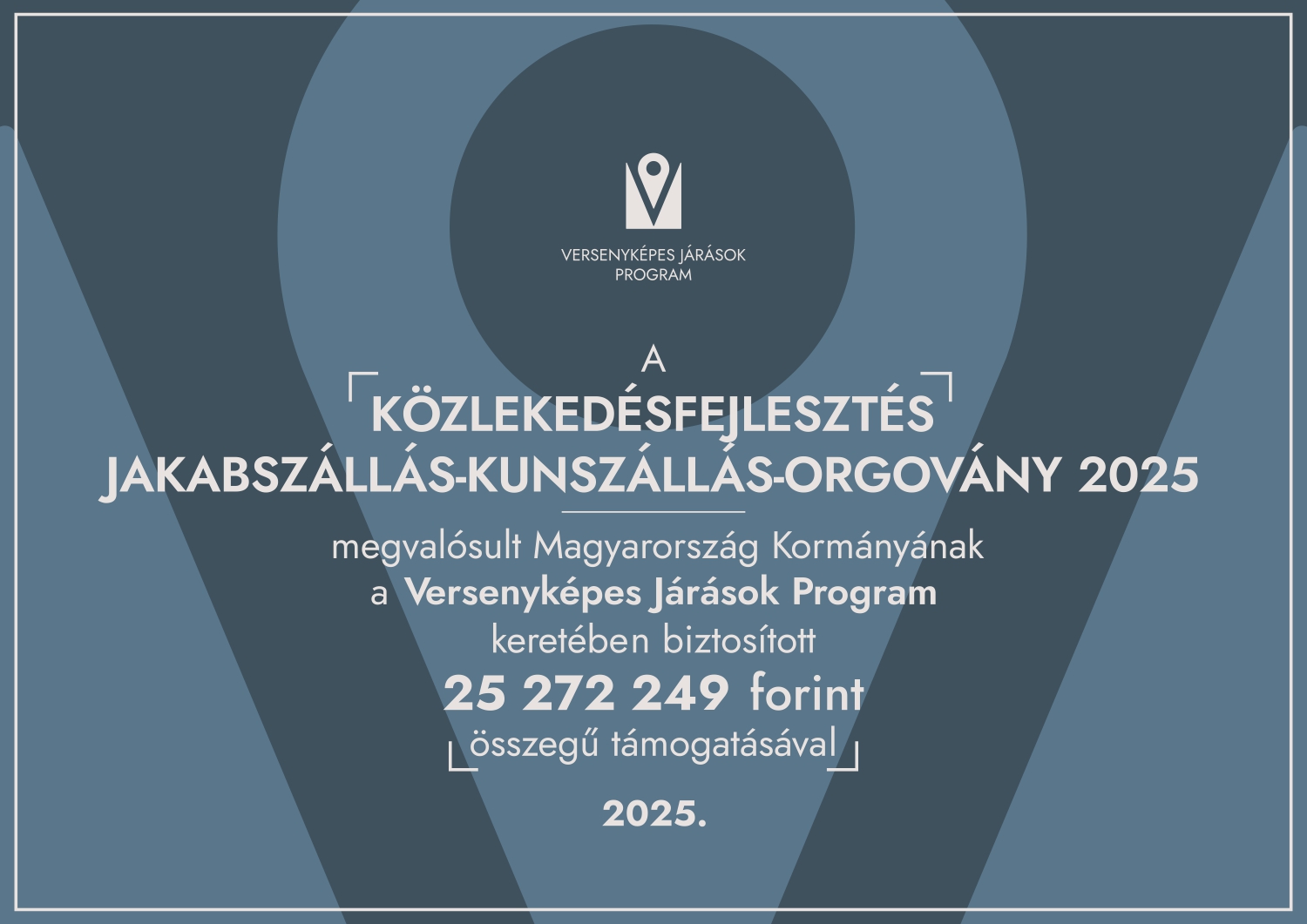 Közlekedésfejlesztés Jakabszállás-Kunszállás-Orgovány 2025.